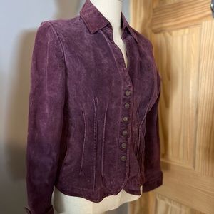 Purple Suede Jacket by Modern Images